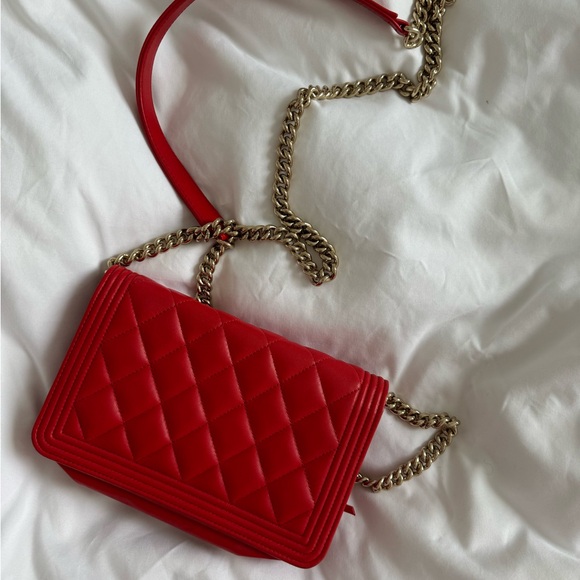 Chanel Red Caviar Bag - Picture 2 of 4